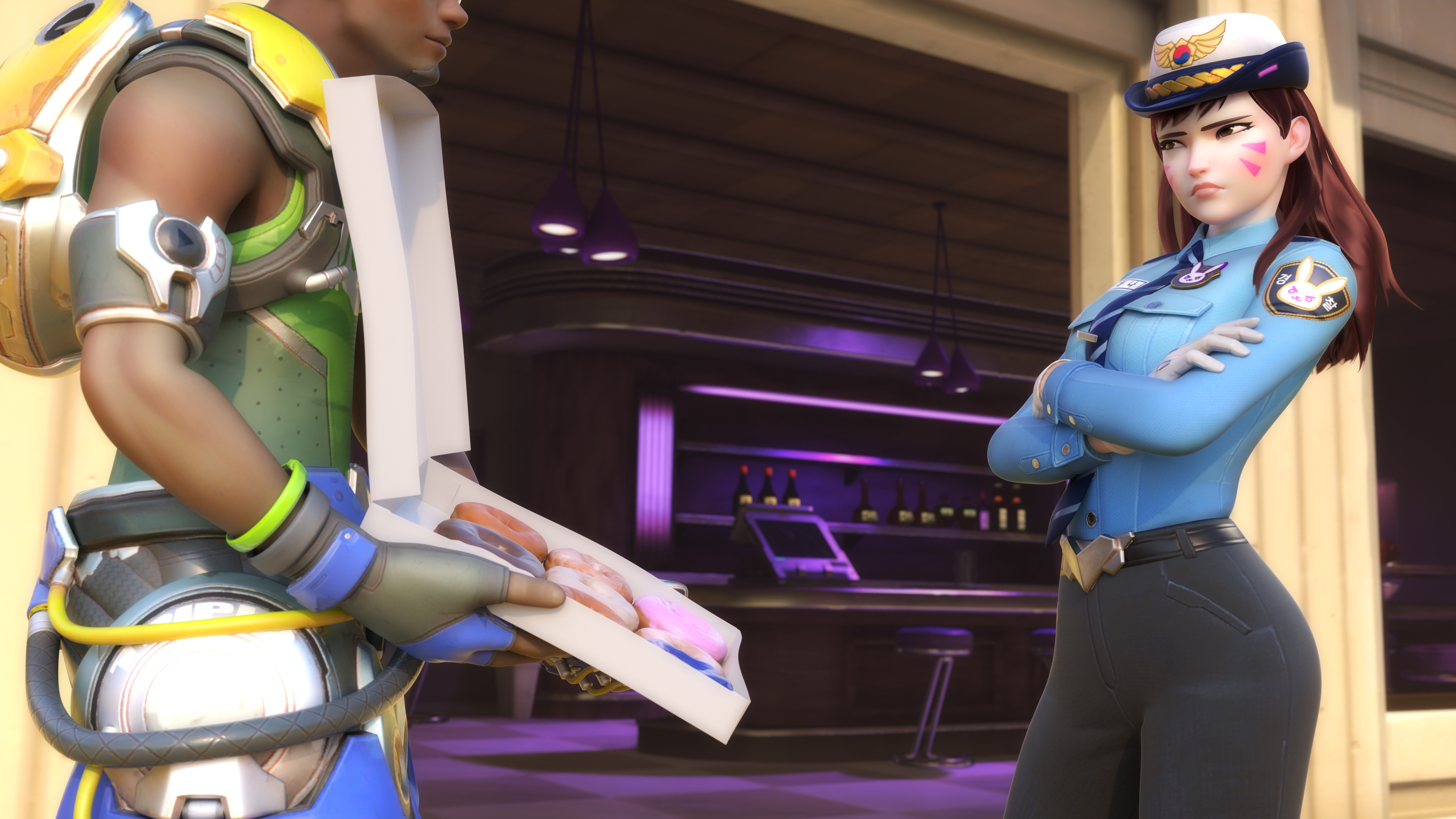 Officer DVa Overwatch 4K83741337